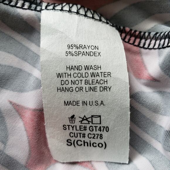 NEW Goldspark Geometric Scoop Tunic Red Blouse Small - Picture 9 of 10